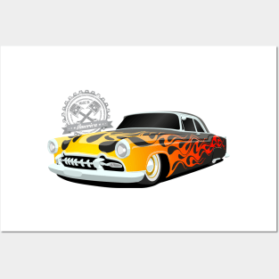 Mercury Lead Sled Hot Rod - Made in America Posters and Art